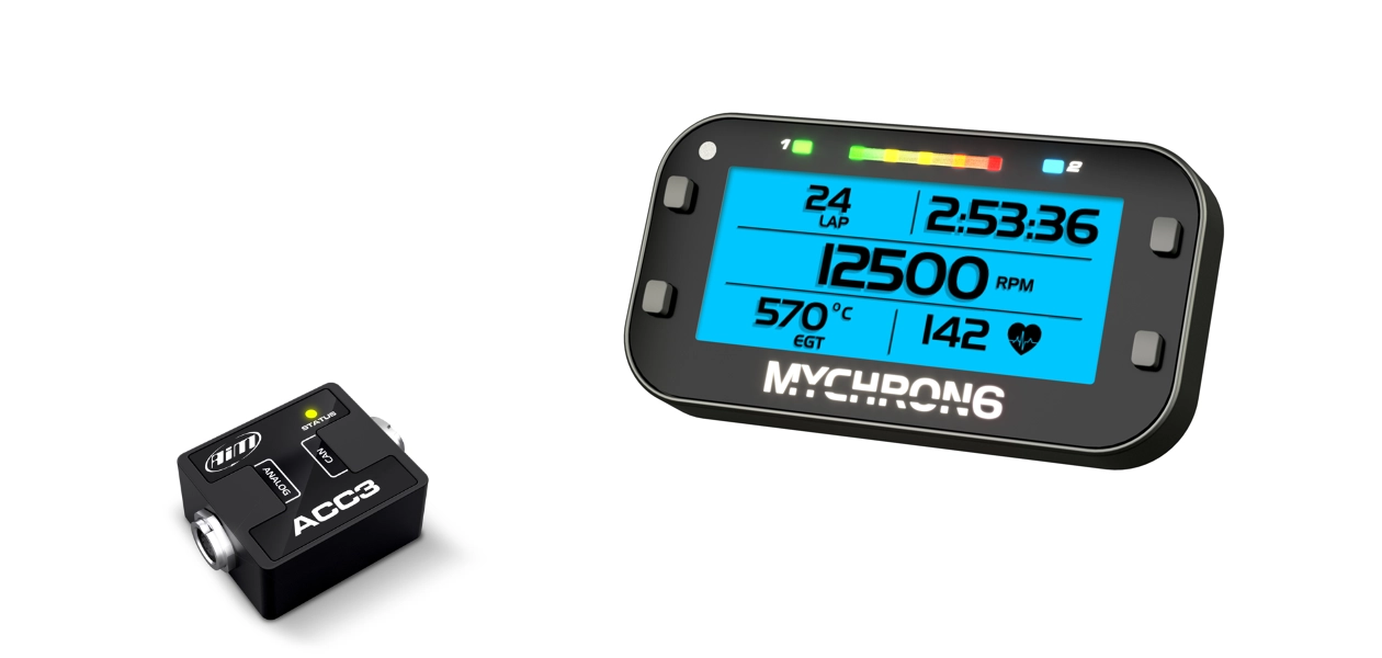 MyChron6にACC3が接続可能に